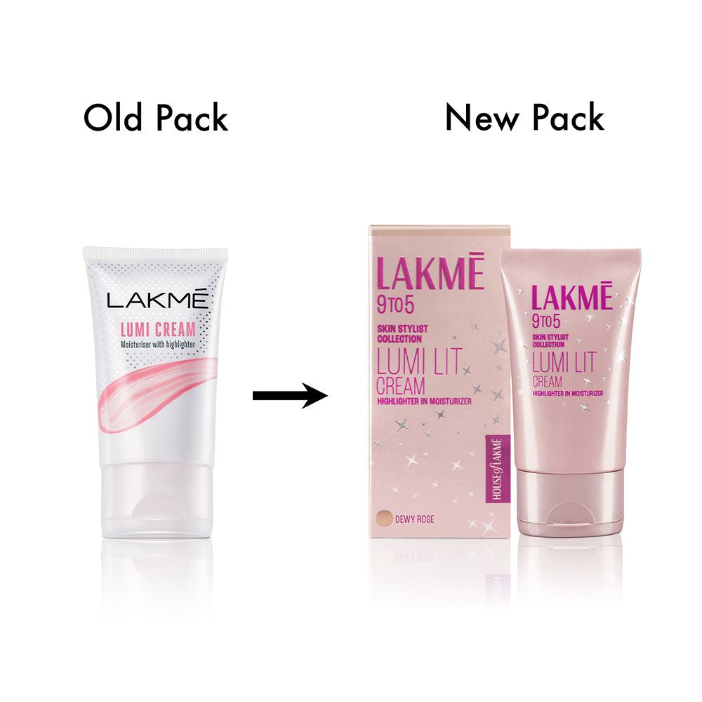 Lakme 9 To 5 Lumi Strobe Cream Highlighter + Moisturizer + Primer - Distacart