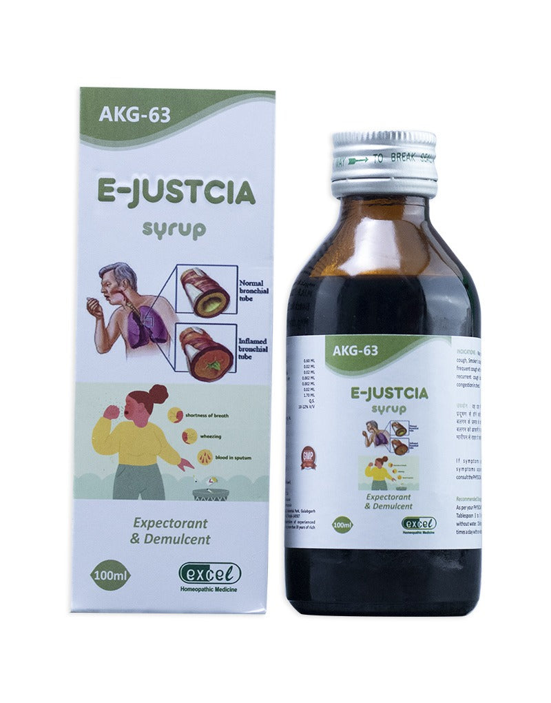 Excel Pharma E-Justcia Syrup - Distacart