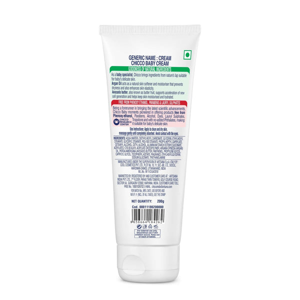 Chicco Baby Cream Argon Oil & Avocado Butter