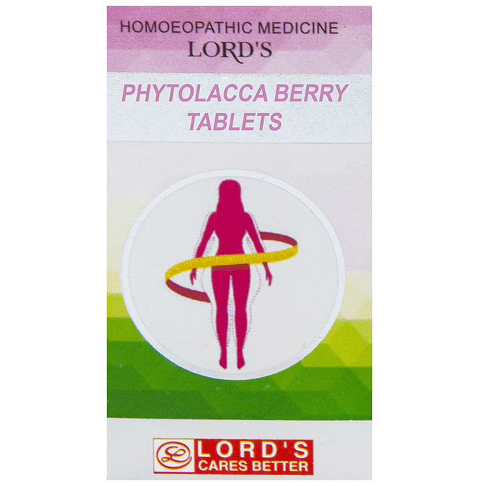 Lord's Homeopathy Phytolacca Berry Tablets - Distacart