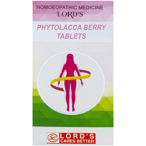 Lord's Homeopathy Phytolacca Berry Tablets - Distacart