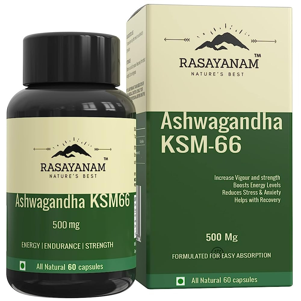 Rasayanam Ashwagandha KSM-66 Capsules - Distacart