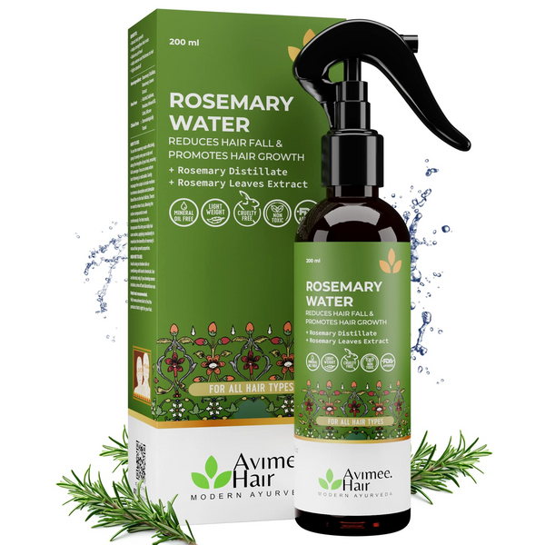 Avimee Herbal Rosemary Water For Hair And Skin For Hair Growth, Hair Fall Control and Scalp Health - Distacart