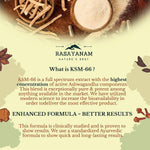 Thumbnail for Rasayanam Ashwagandha KSM-66 Capsules - Distacart