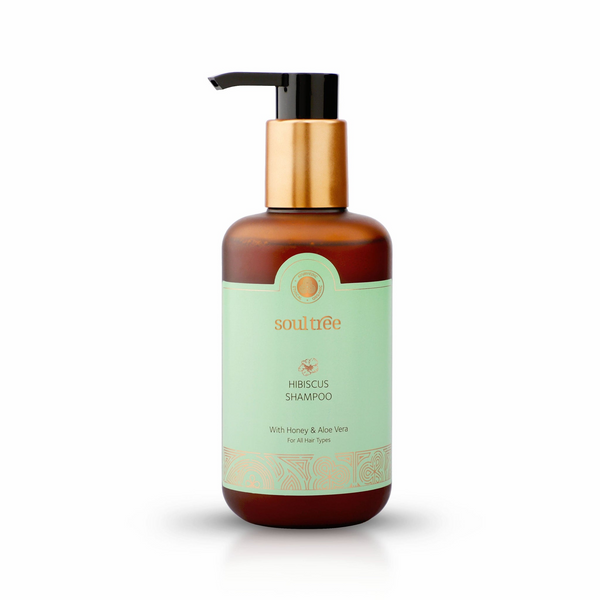 SoulTree Hibiscus Shampoo With Honey And Aloe Vera - Distacart