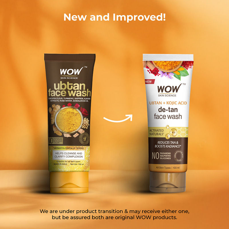 Wow Skin Science Ubtan Face Wash - Distacart
