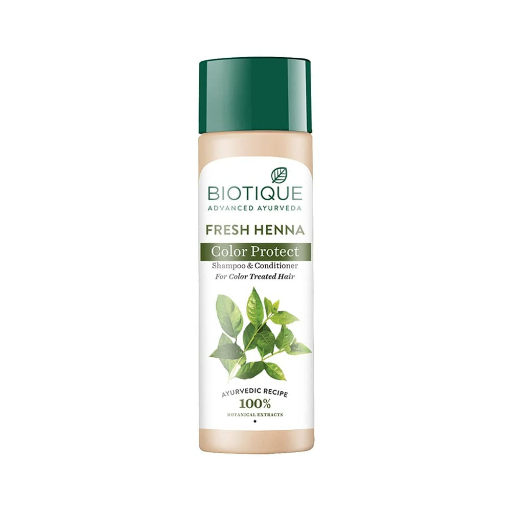 Biotique Bio Henna Leaf Fresh Texture Shampoo and Conditioner - Distacart