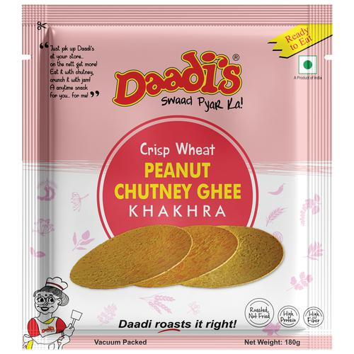 Daadi's Peanut Chutney Ghee Khakhra - Distacart