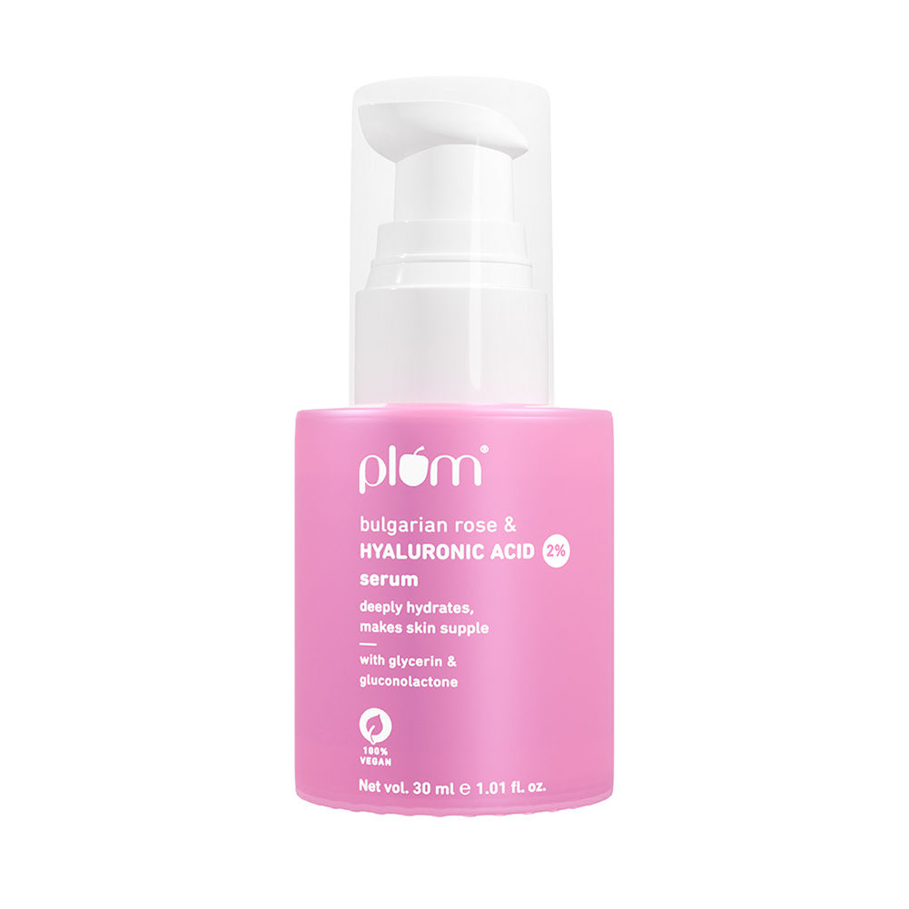 Plum Bulgarian Rose & 2% Hyaluronic Acid Serum - Distacart