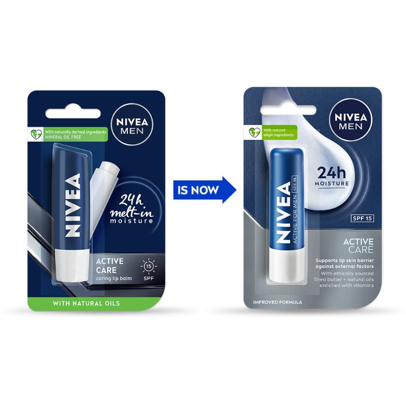 Nivea Men Active Care Lip Balm - Distacart