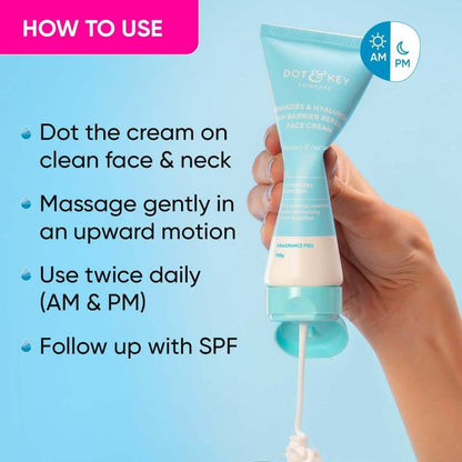 Dot & Key Ceramides & Hyaluronic Skin Barrier Repair + Face Cream - Distacart