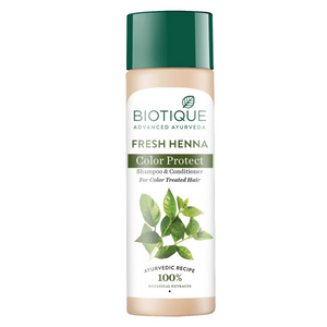 Biotique Bio Henna Leaf Fresh Texture Shampoo and Conditioner - Distacart