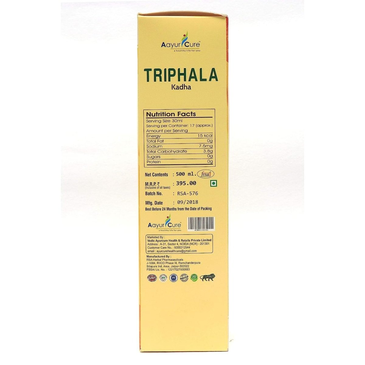 Aayur Cure Triphala Kadha - Distacart