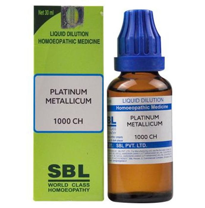 SBL Homeopathy Platinum Metallicum Dilution - Distacart