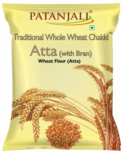 Patanjali Traditional Whole Wheat Chakki Atta with Bran - Distacart
