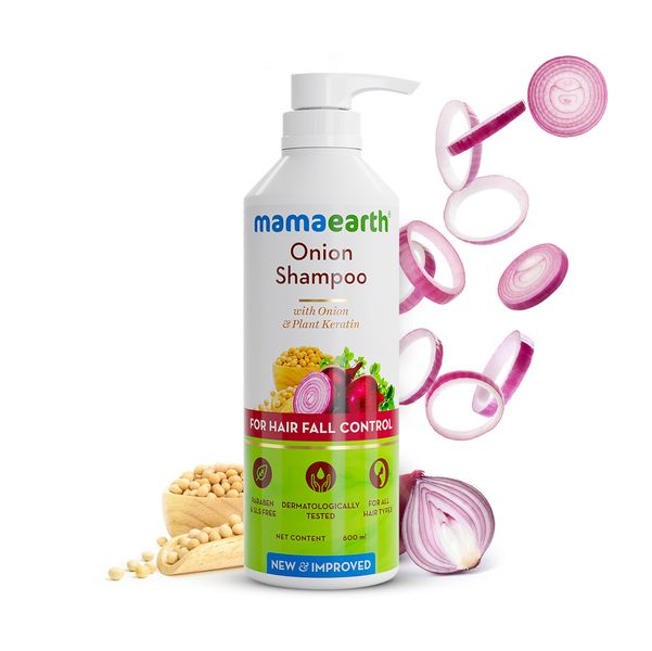 Mamaearth Onion Shampoo For Hair Fall Care - Distacart