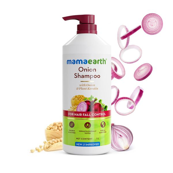 Mamaearth Onion Shampoo For Hair Fall Care - Distacart