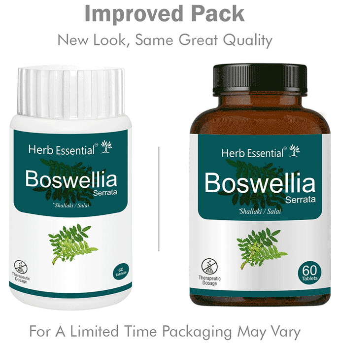 Herb Essential Boswellia Serrata Tablets - Distacart