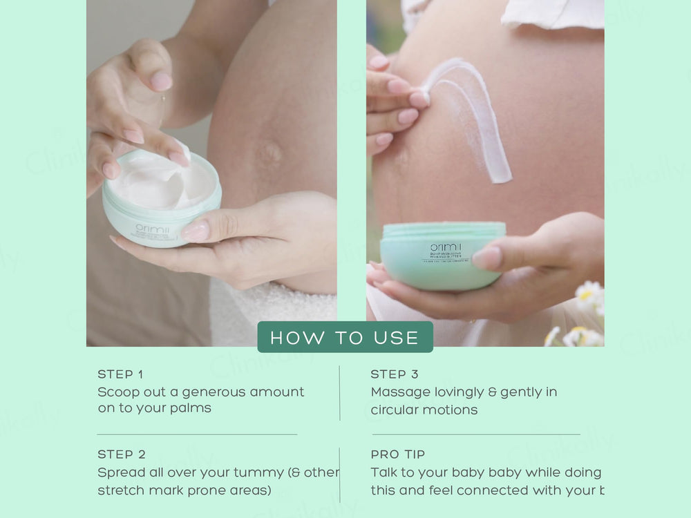 Orimii Bump Hydrating Body Butter for Reducing Stretch Marks