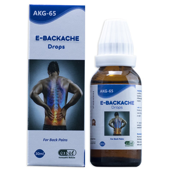 Excel Pharma E-Backache Drops - Distacart
