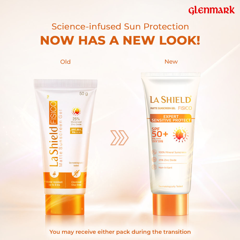 La Shield Fisico Matte Sunscreen Gel SPF 50+ PA+++ - Distacart