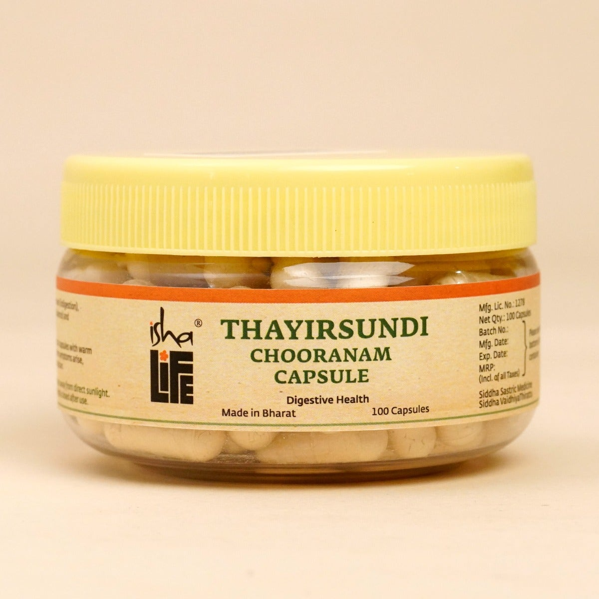 Isha Life Thayirsundi Choornam Capsules - Distacart