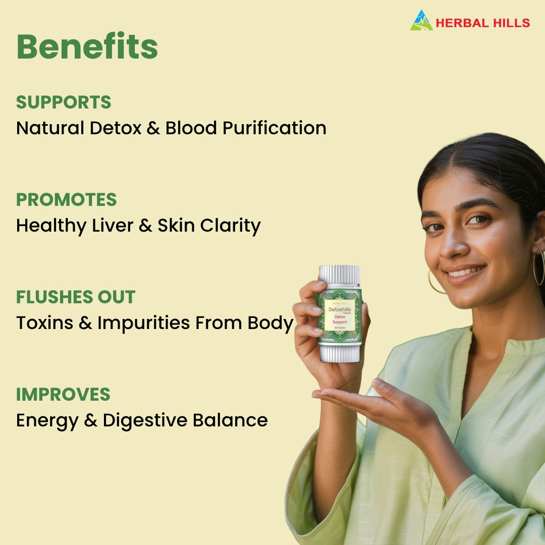 Herbal Hills Ayurveda Detox Hills Tablets - Distacart