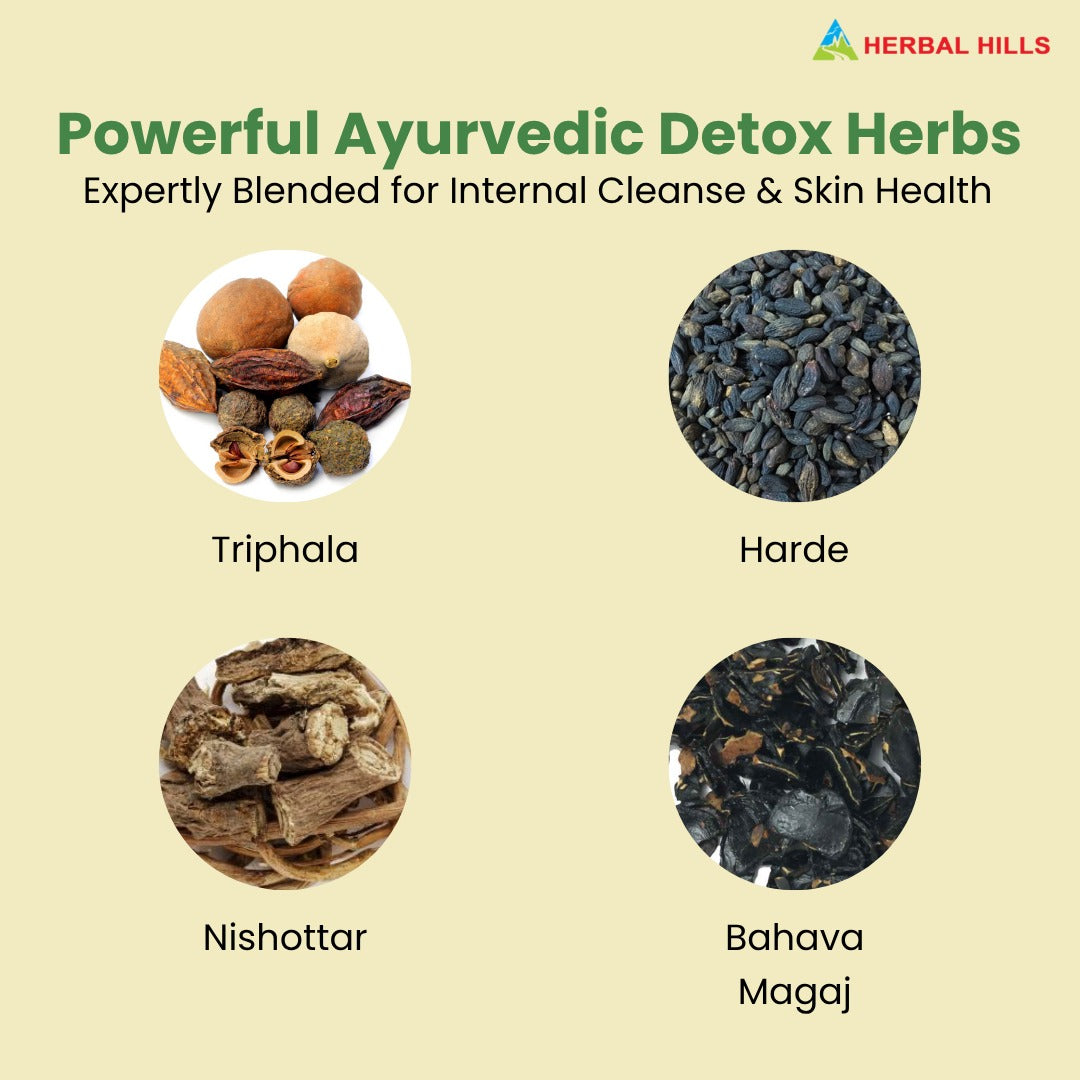 Herbal Hills Ayurveda Detox Hills Tablets - Distacart
