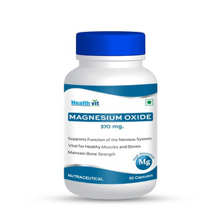 Healthvit Magnesium Oxide 370mg Capsules - Distacart