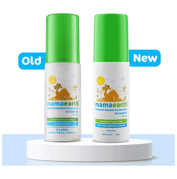 Mamaearth Mineral Based Baby Sunscreen For Protects from UV Rays & Deeply Nourishing & Soothing - Distacart