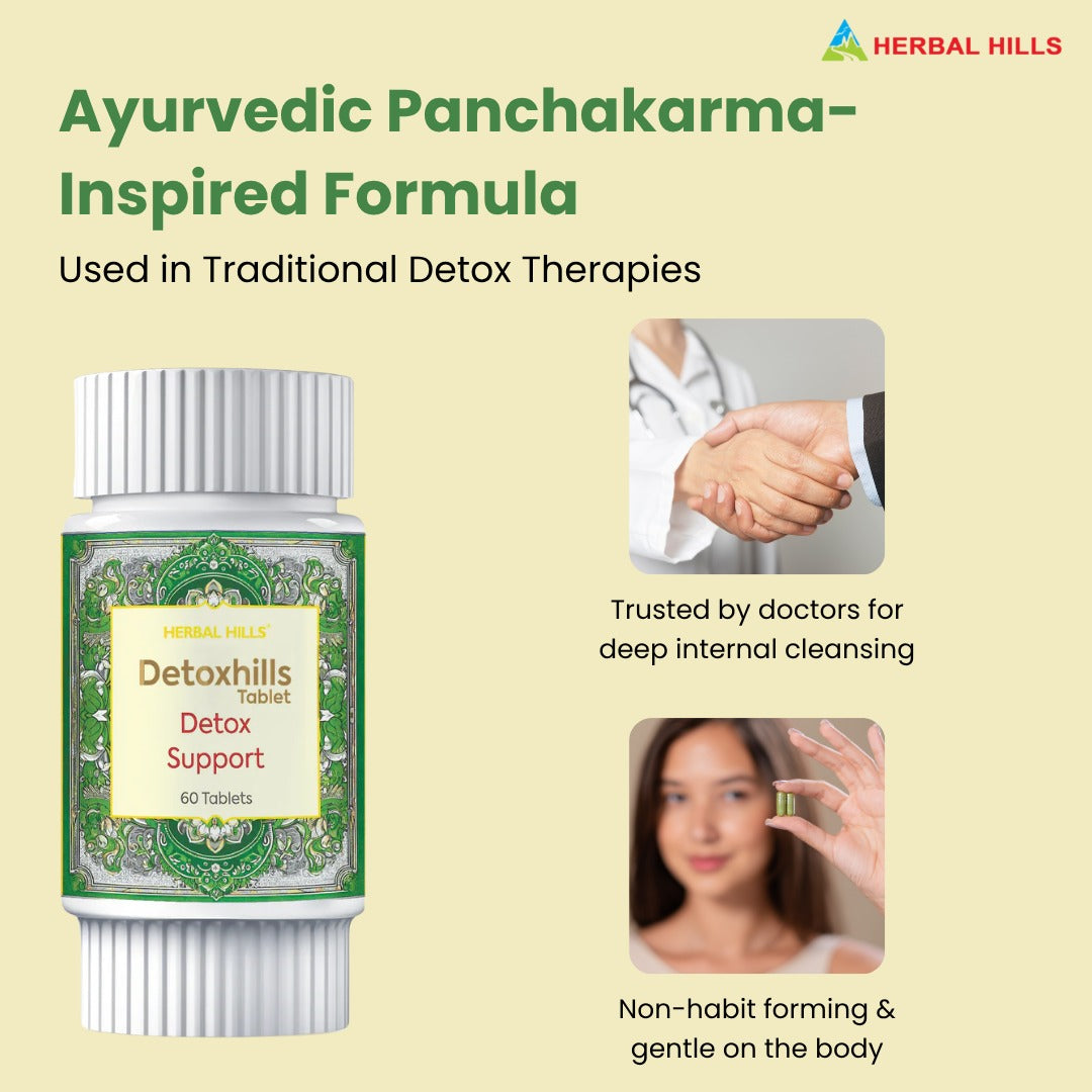 Herbal Hills Ayurveda Detox Hills Tablets - Distacart