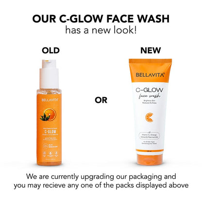 Bella Vita C-Glow Vitamin C Face Wash Brightening Formula for Men and Women,100 ml - Distacart