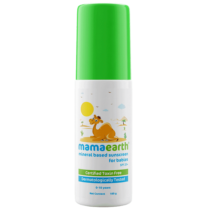 Mamaearth Mineral Based Baby Sunscreen For Protects from UV Rays & Deeply Nourishing & Soothing - Distacart