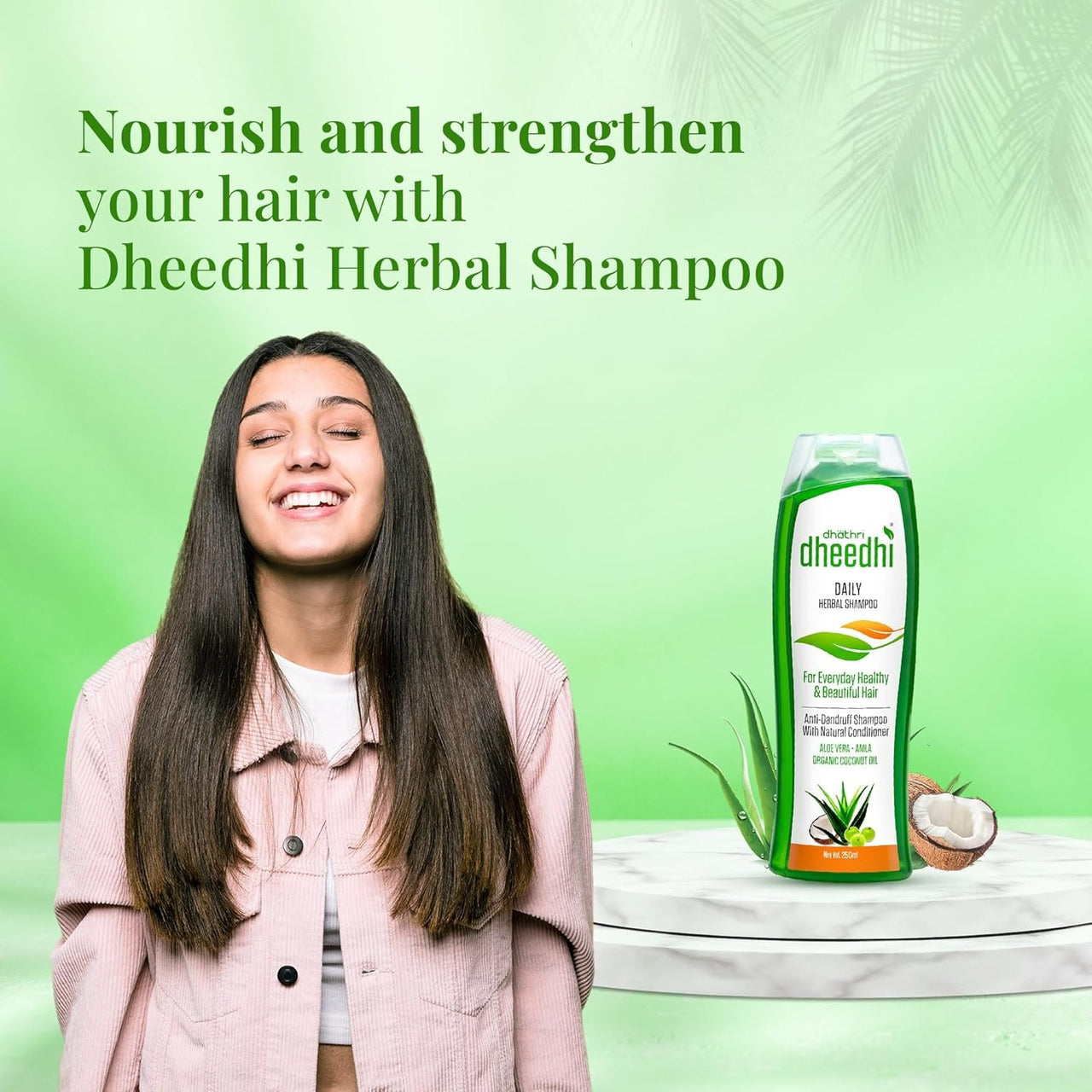 Dhathri Ayurveda Dheedhi Daily Herbal Shampoo - Distacart