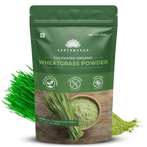 Saptamveda Organic Wheatgrass Powder - Distacart
