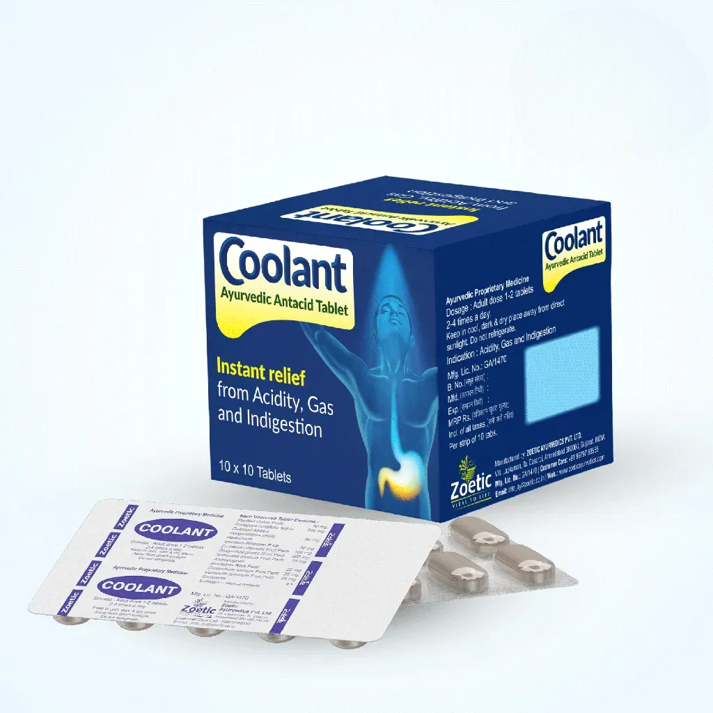 Zeotic Ayurveda Coolant Tablet - Distacart