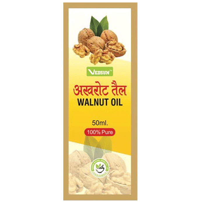 Vedsun Naturals Walnut Oil Pure and Organic for skin and Hair For Baby's Massage - Distacart