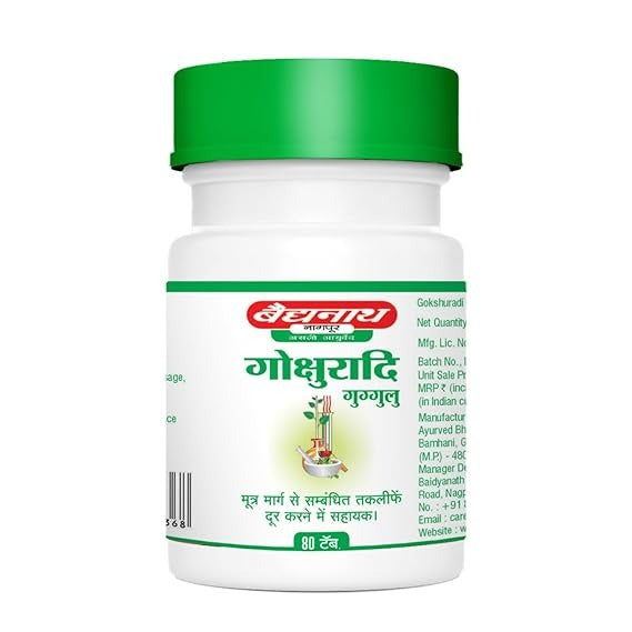 Baidyanath Gokshuradi Guggulu - 80 tabs - Distacart