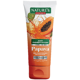 Nature's Essence Flawless Gel Face Wash (Papaya) - Distacart