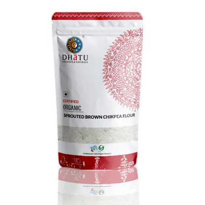 Dhatu Organics & Naturals Sporuted Brown Chickpea Flour - Distacart