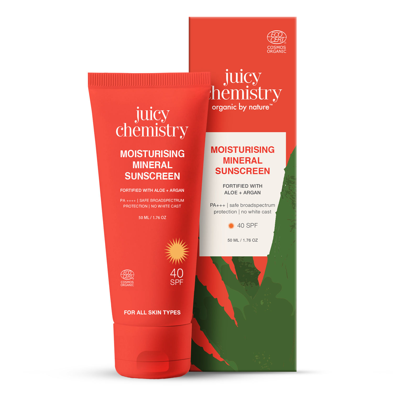 Juicy Chemistry Moisturising Mineral Sunscreen SPF 40 - Distacart
