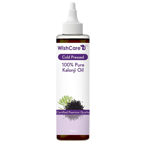 Wishcare Premium Cold Pressed Kalonji - Onion Black Seed Hair Oil - Distacart