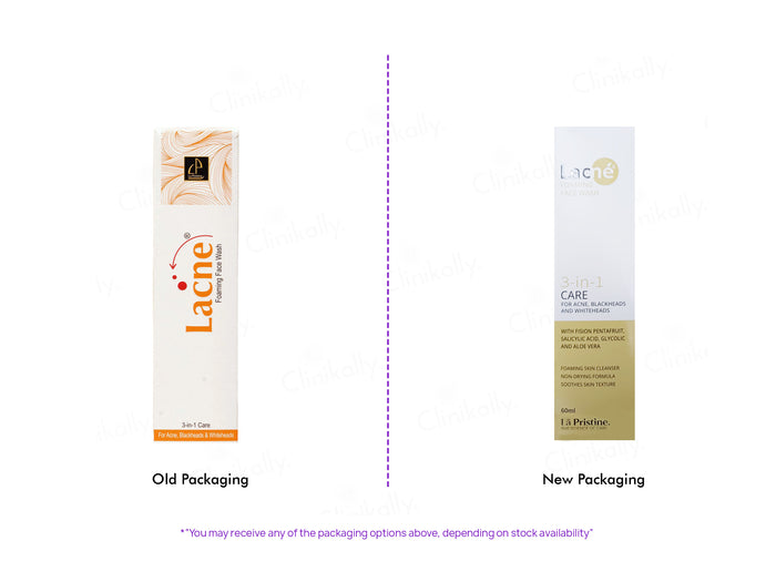 La Pristine New Lacne Foaming Face Wash For Acne Blackheads & Whiteheads 3 in 1 - Distacart