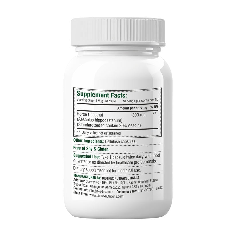Biotrex Horse Chestnut 300Mg Veg Capsules