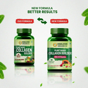 Himalayan Organics plant based Collagen Builder Whole Food Vegetarian Capsules - Distacart