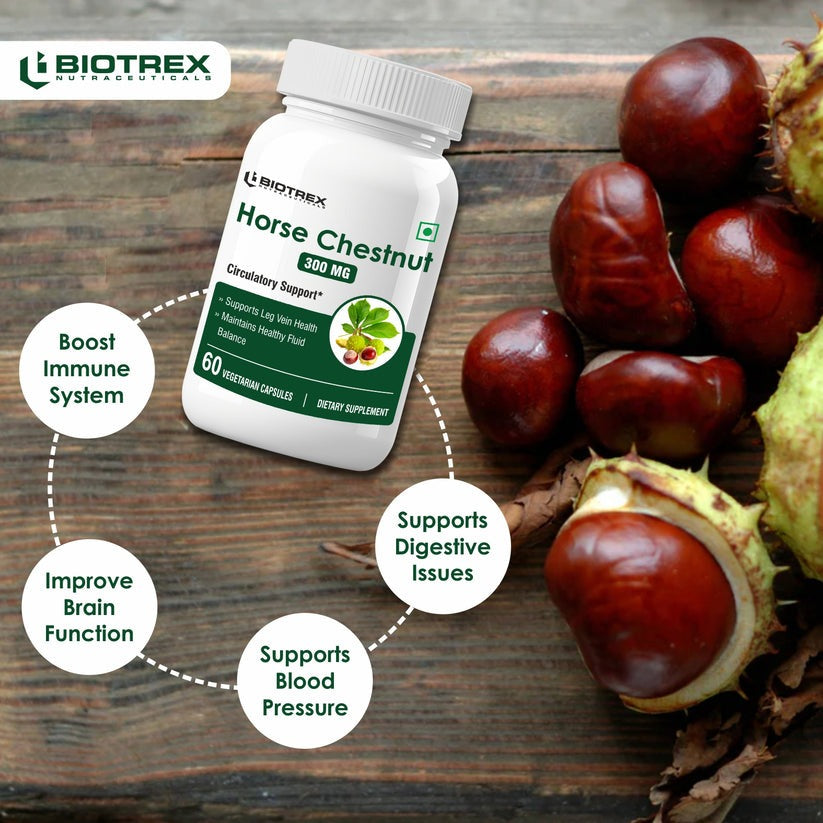 Biotrex Horse Chestnut 300Mg Veg Capsules