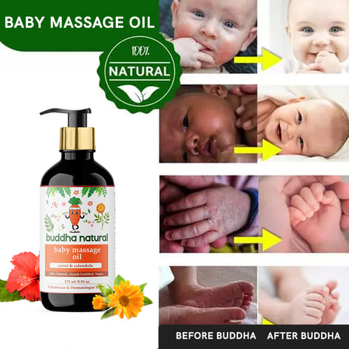 Buddha Natural Baby Massage Oil - Distacart