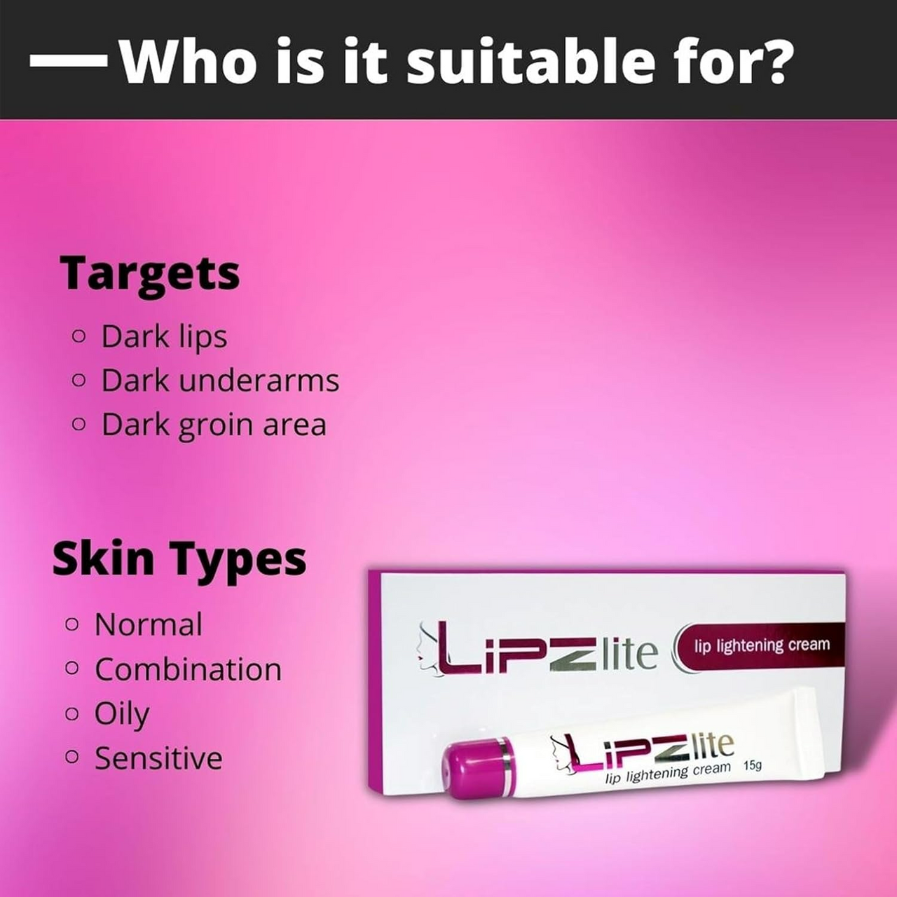 Lipzlite Lip Lightening Cream - Distacart
