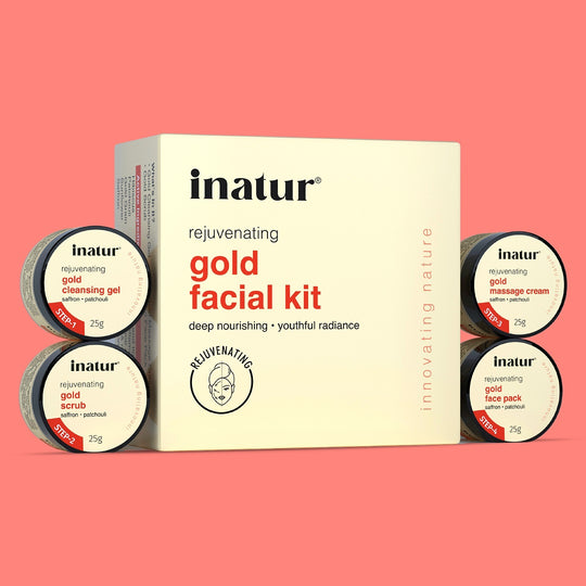 Inatur Saffron Gold Facial Kit - Distacart