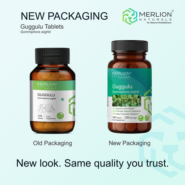 Merlion Naturals Guggulu 500mg Tablets - Distacart